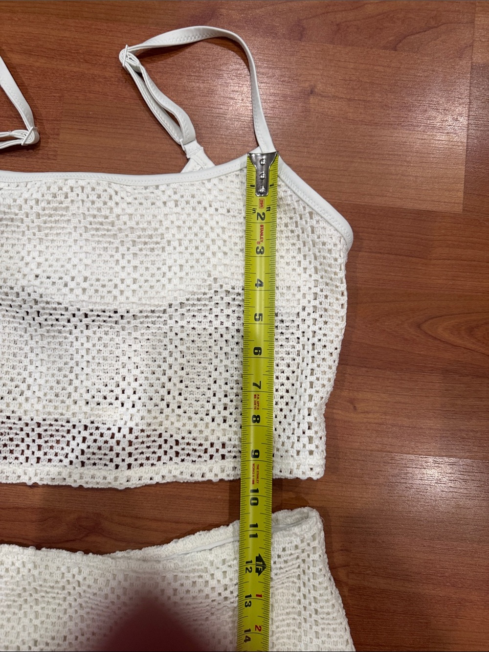NET aerie White Crochet Two-Piece Bikini Set - Picture 5 of 8
